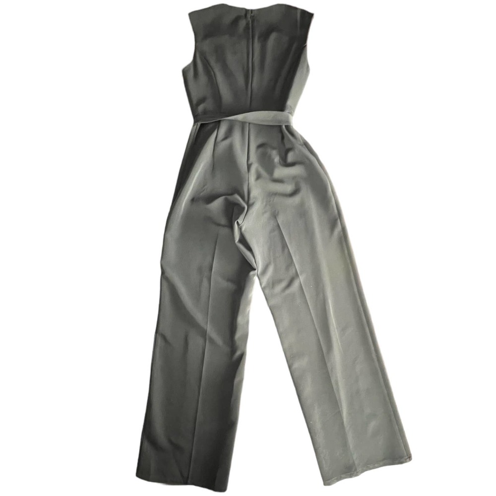 NWT TAHARI RHINESTONE EMBELLISHED BLACK JUMPSUIT - Picture 3 of 9